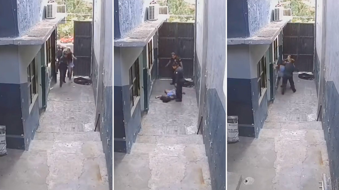 Revelan un video en el que policías golpean a Abigail Hay horas antes de que apareciera muerta en una comisaría de México