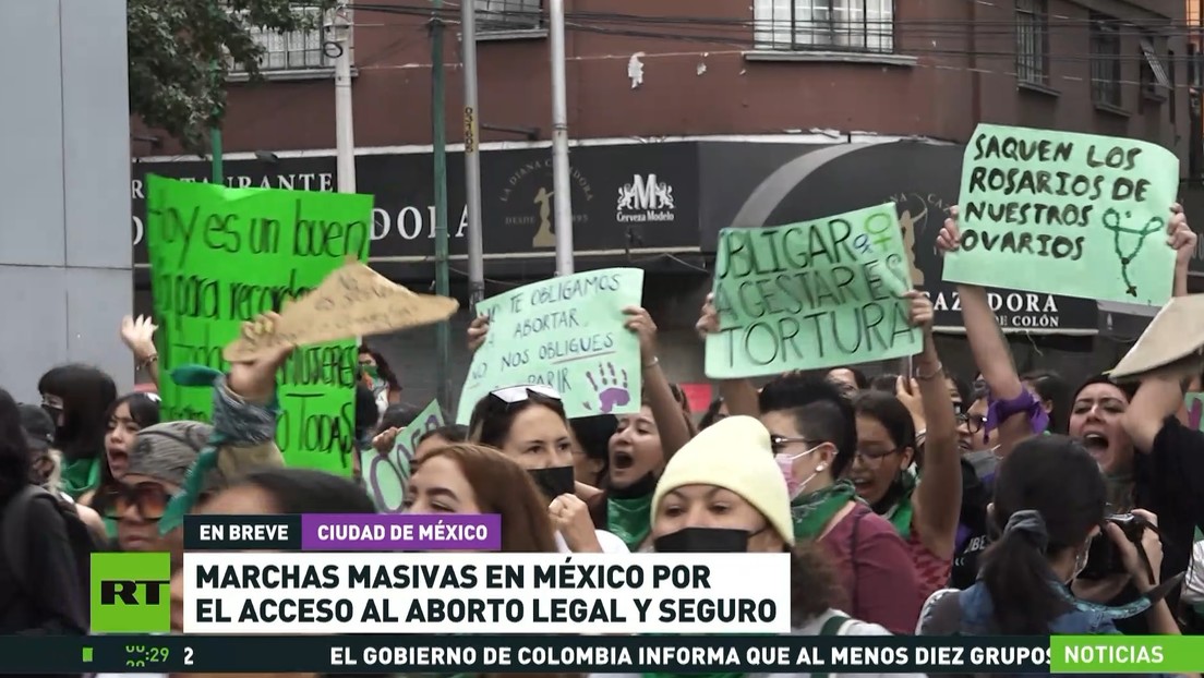 Marchas masivas en México por el acceso al aborto legal y seguro