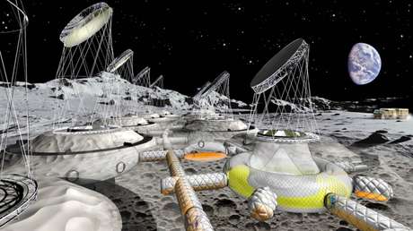 La ESA presenta un modelo de "hábitat lunar inflable" capaz de autoabastecerse