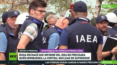Rusia lamenta que el informe del OIEA no precise quién bombardea la central nuclear de Zaporozhie