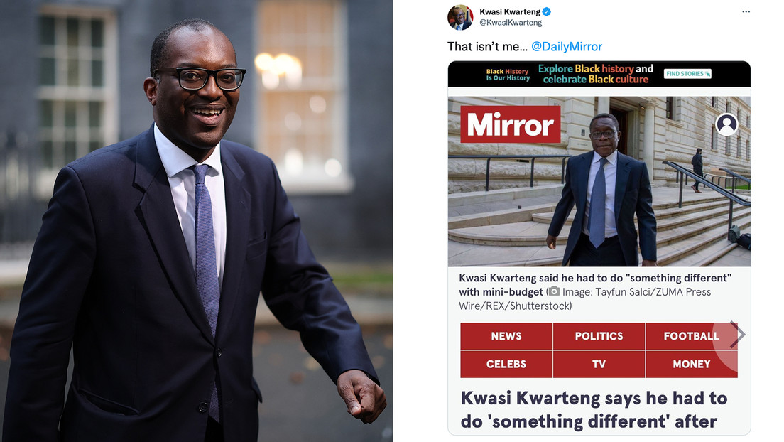 Daily Mirror se disculpa tras confundir al canciller de Hacienda británico con otra persona