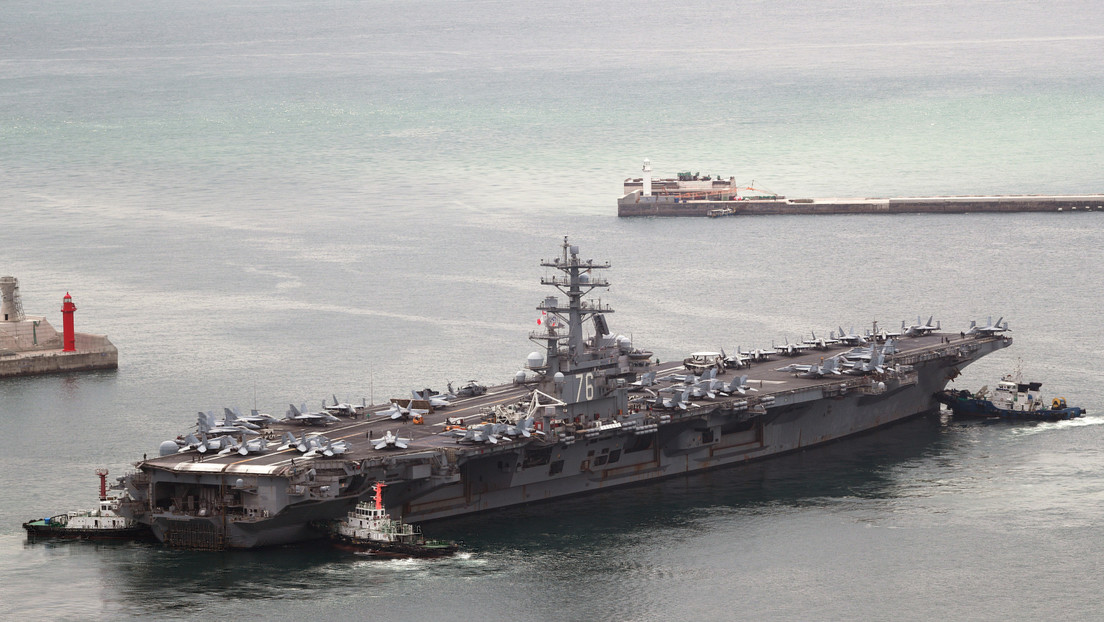 Un portaaviones de EE.UU. regresa al mar de Japón tras el lanzamiento de un misil de Corea del Norte