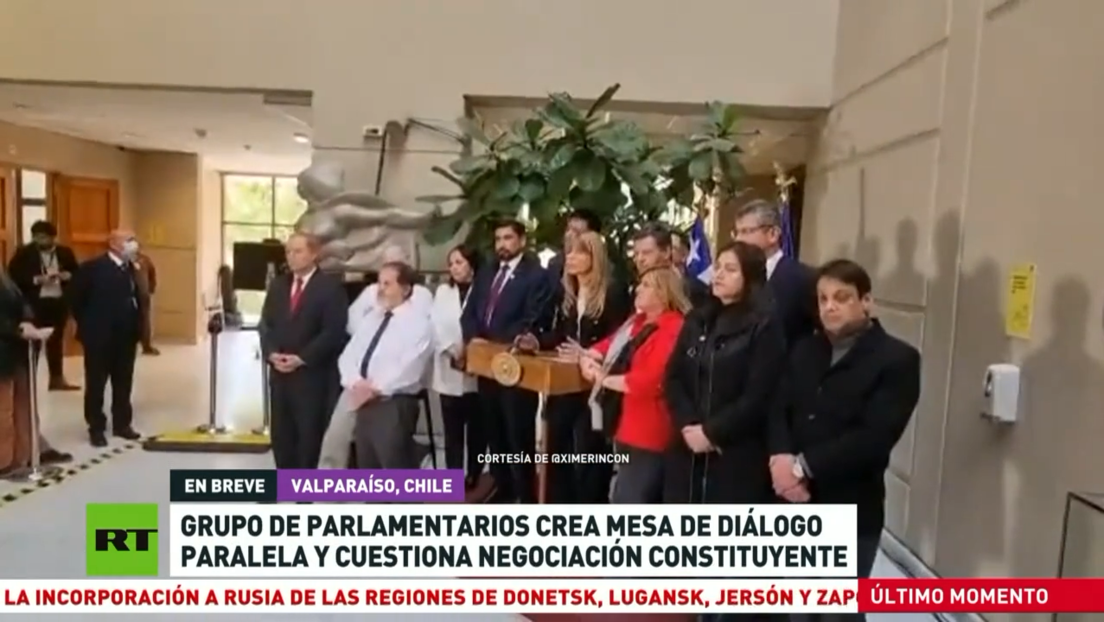 Grupo de parlamentarios chilenos crea mesa de diálogo paralela y cuestiona la negociación constituyente
