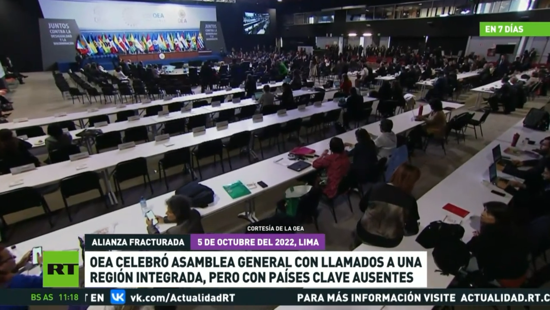 La OEA Celebra Su Asamblea General Con Llamados A Una Región Integrada ...