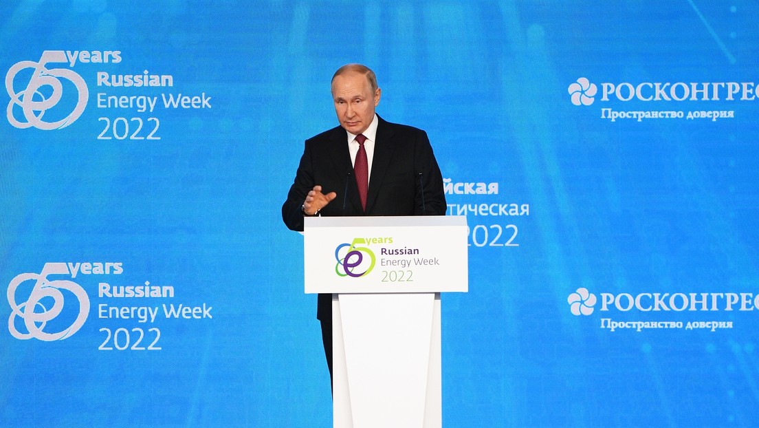 Putin: "Rusia está dispuesta a suministrar energía a Europa, la pelota está de su lado"