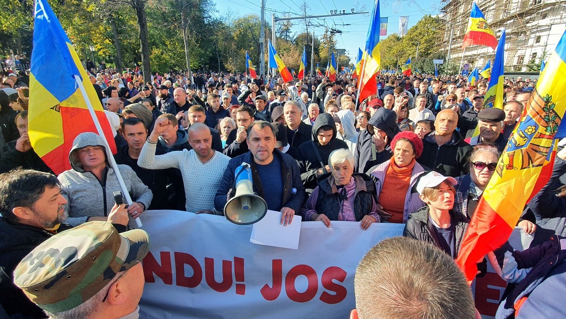 VIDEO: Protestas antigubernamentales en la capital moldava