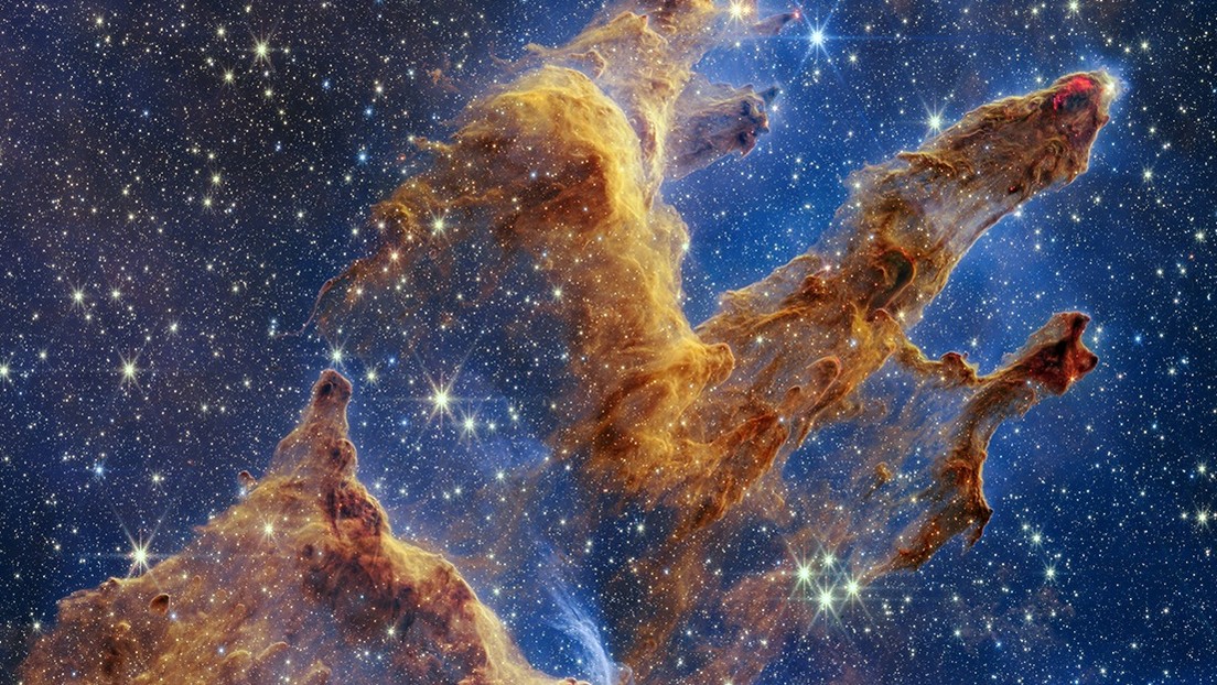 El telescopio espacial James Webb capta 'Los Pilares de la Creación' con una nitidez sin precedentes