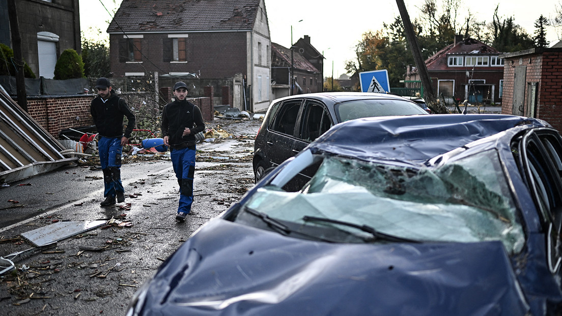 VIDEOS, FOTOS: Un tornado azota el norte de Francia