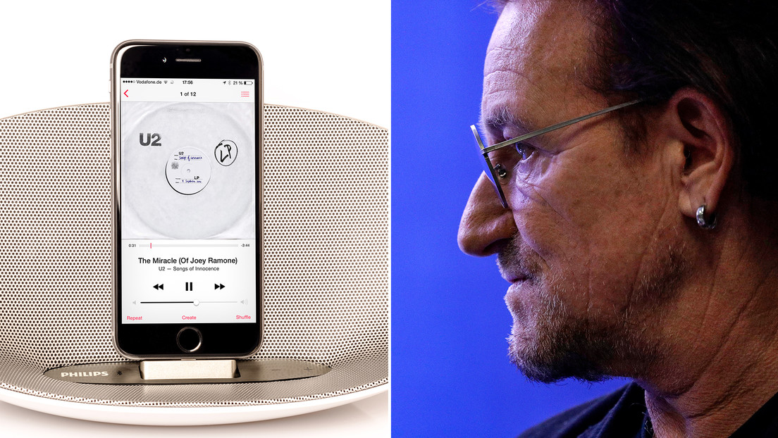 Bono se disculpa por el disco de U2 que se descargaba de manera automática en iTunes