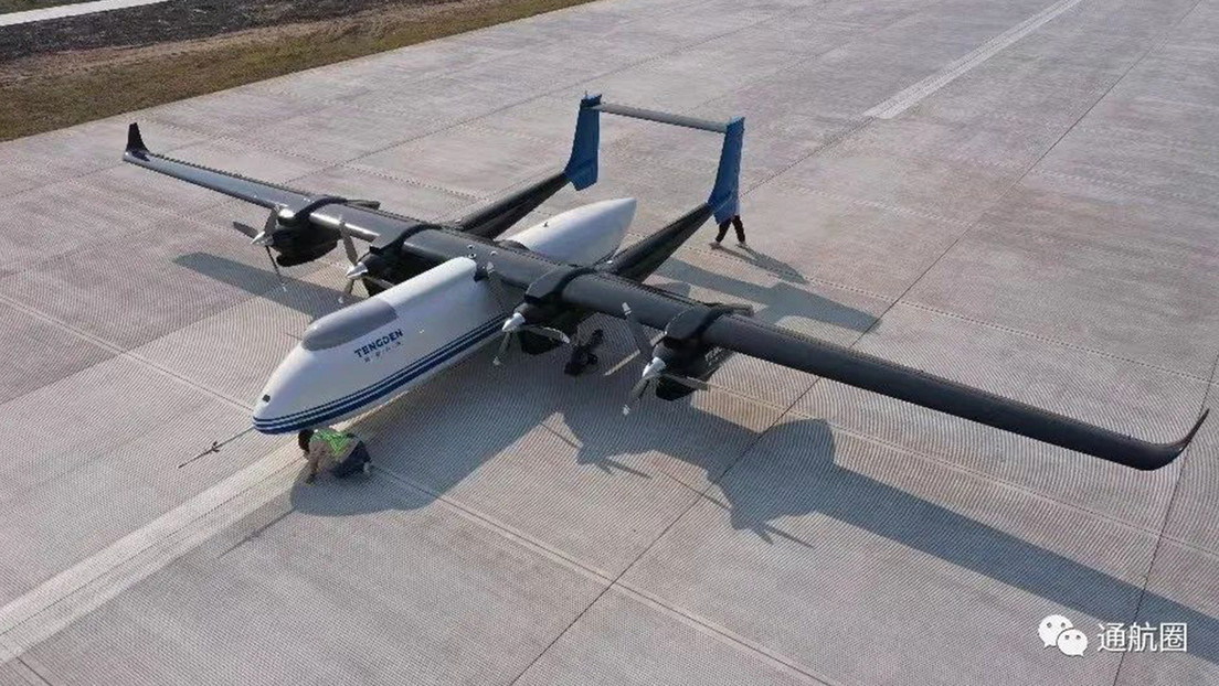 VIDEO, FOTOS: China prueba el primer dron de transporte cuatrimotor del mundo