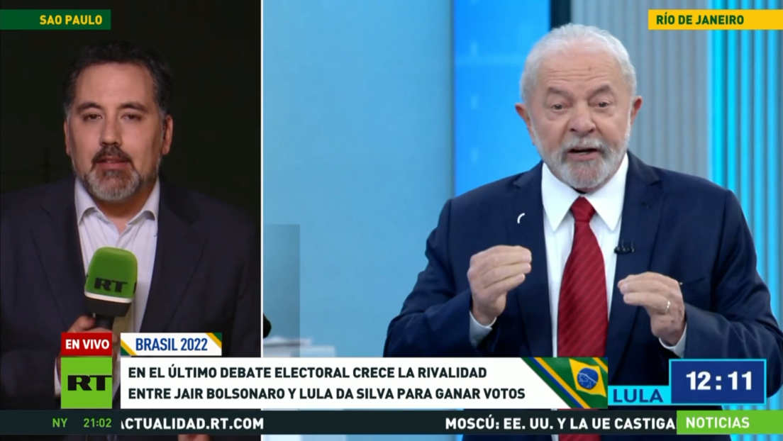 Crece la rivalidad entre Bolsonaro y Lula da Silva en el último debate electoral en Brasil