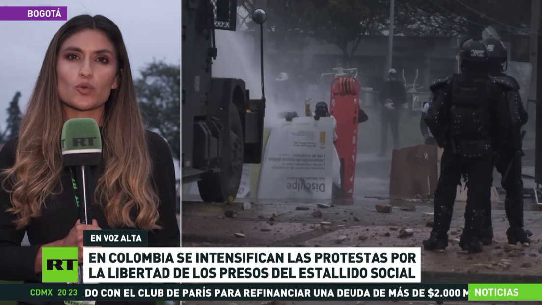 Se Intensifican Las Protestas En Colombia Por La Libertad De Los Presos