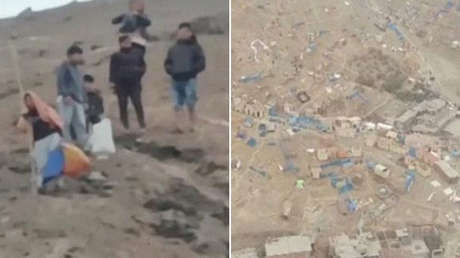 Cientos de personas invaden un extenso terreno de la localidad de Ventanilla en Perú