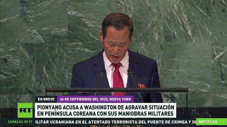 Pionyang acusa a Washington de agravar la situación en torno a la península coreana con sus maniobras