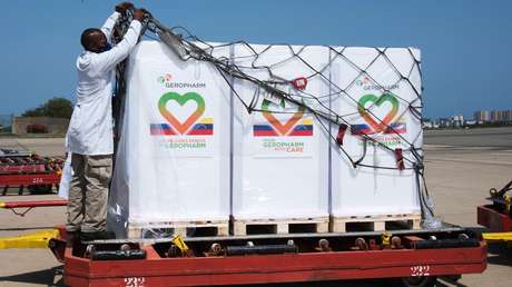 Russia sends more than a million doses of insulin to Venezuela, amid the economic blockade by the US.