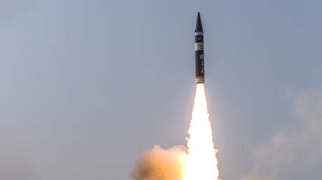 India ensaya un misil balístico de nueva generación capaz de portar una ojiva nuclear