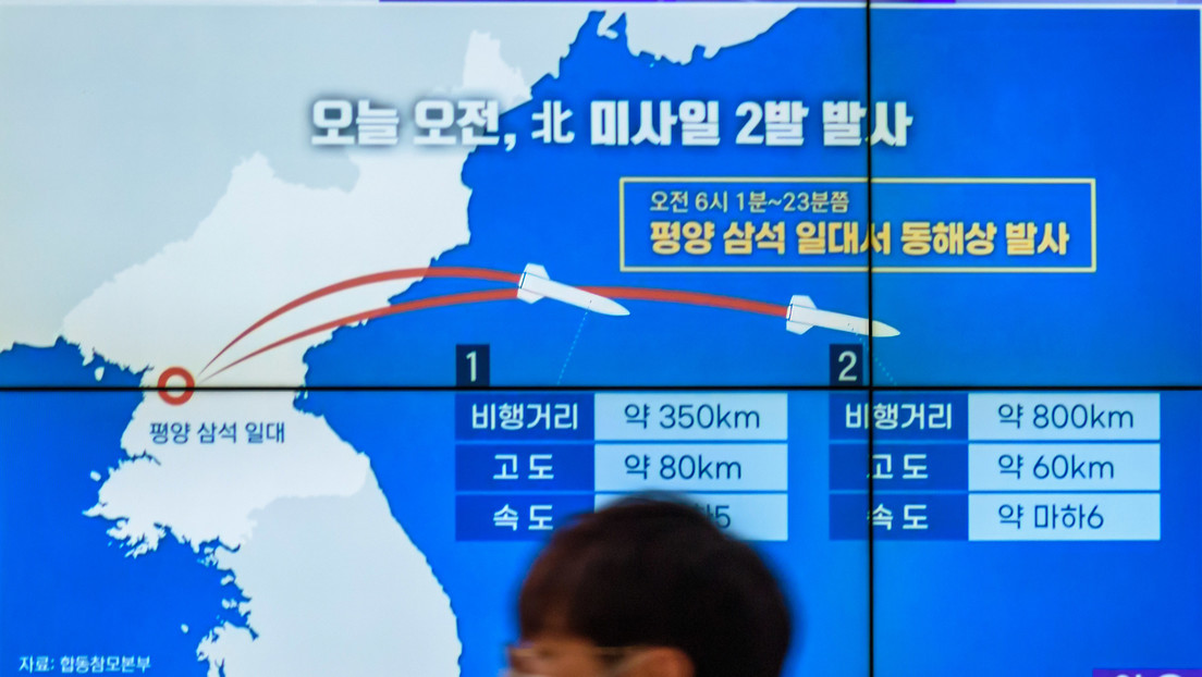 Corea del Sur dice que es "la primera vez" que un misil de Corea del Norte cae en sus aguas territoriales