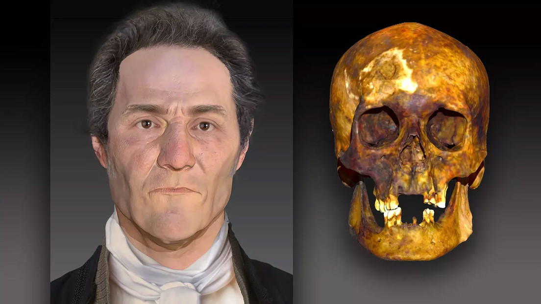 Los científicos restauraron la cara de un hombre enterrado como 'vampiro' hace 200 años