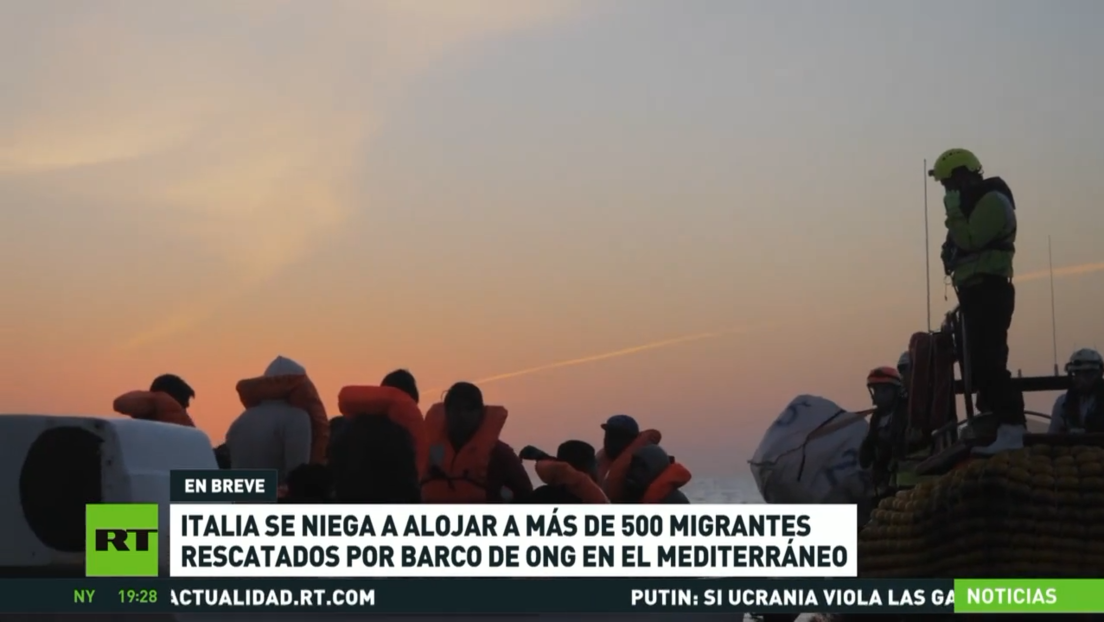 Italia Se Niega Alojar A Más De 500 Migrantes Rescatados Por El Barco ...