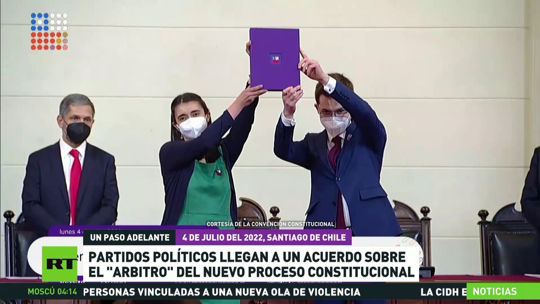 Partidos políticos de Chile llegan a un acuerdo sobre el "arbitro" del nuevo proceso constitucional