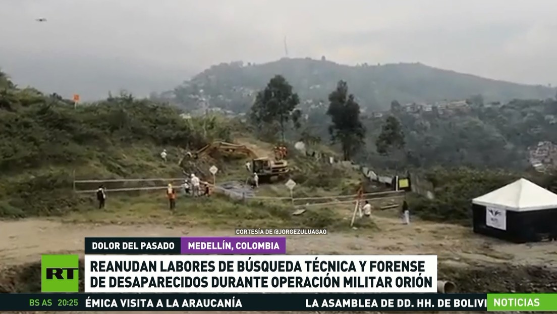 Reanudan en Medellín las labores de búsqueda de desaparecidos durante la Operación Orión