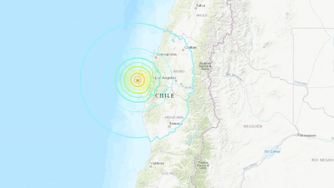 Se registra un sismo de magnitud 6,2 en Chile