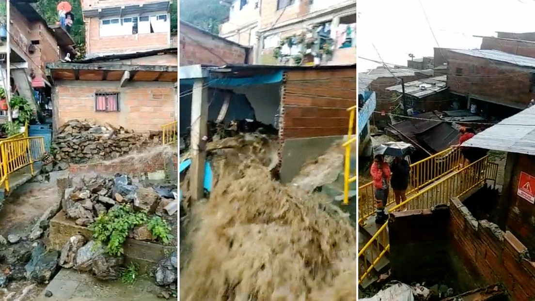 Casas derrumbadas, ríos desbordados, deslizamientos: las lluvias no dan tregua en Colombia (VIDEOS, FOTOS)