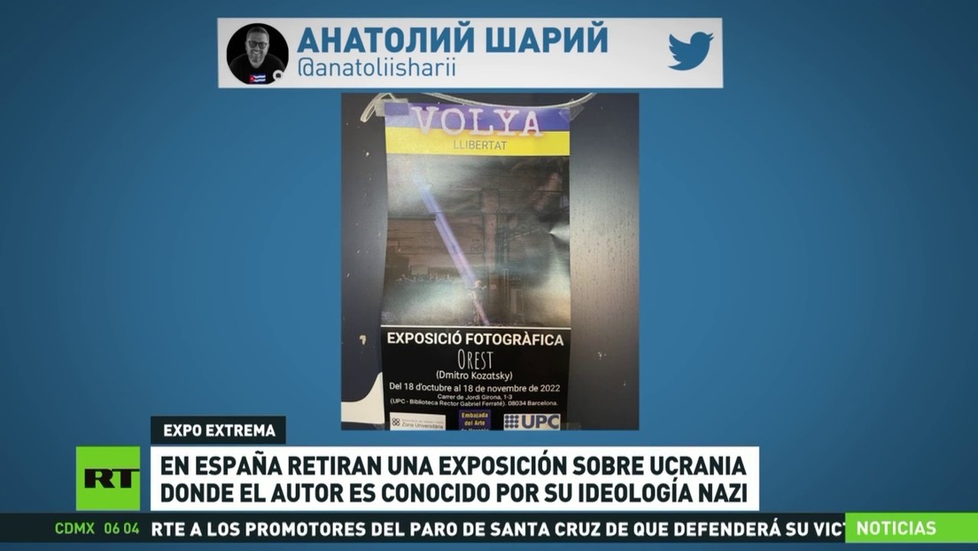 En España retiran una exposición sobre Ucrania cuyo autor es conocido por su ideología nazi