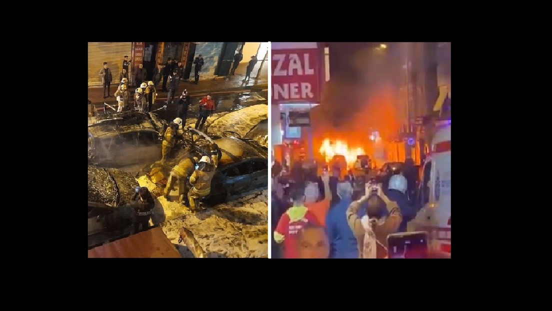 Reportan la explosión de un coche en Estambul (VIDEO)