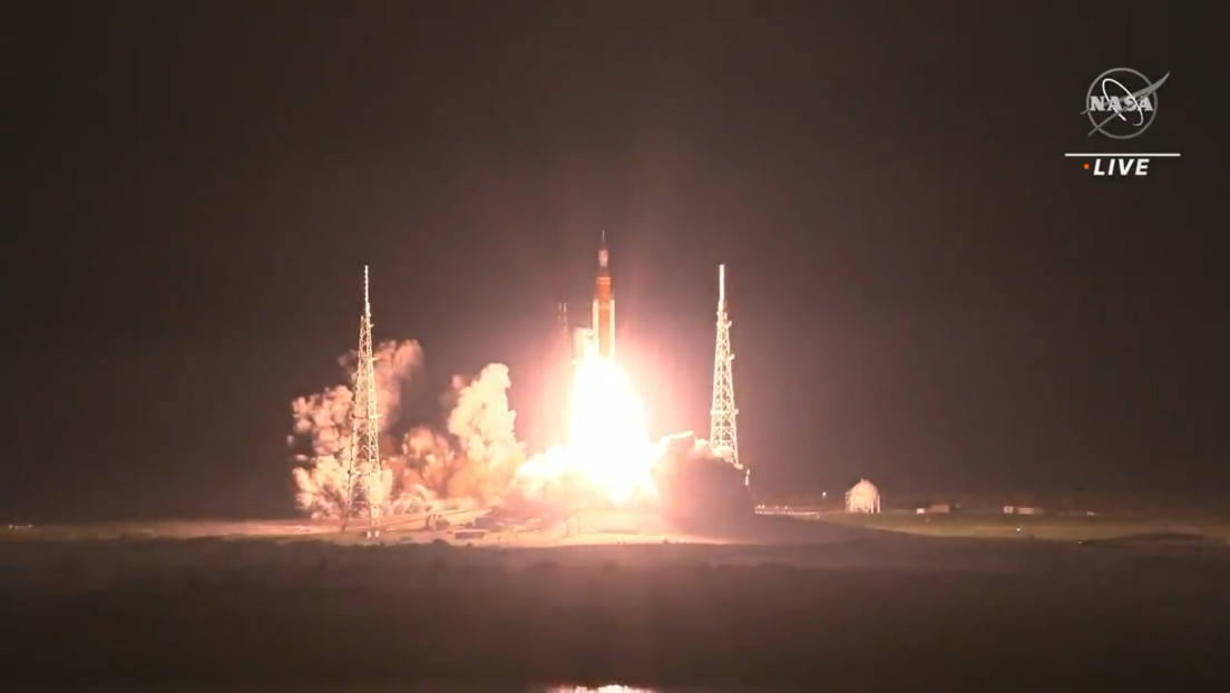 VIDEO: La NASA lanza la misión a la Luna con su cohete más poderoso hasta la fecha