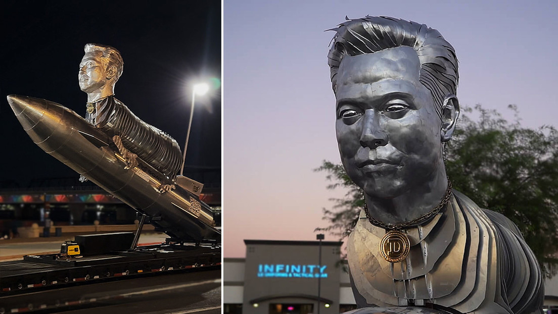 VIDEO: Fans de Elon Musk le erigen un monumento de 600.000 dólares