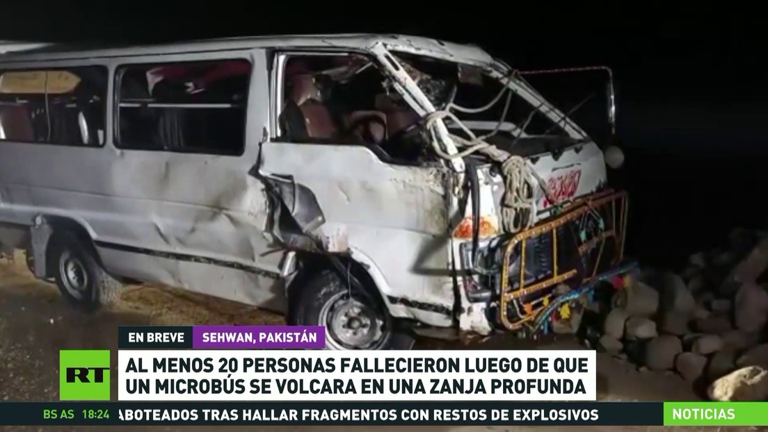 Al menos 20 muertos en un accidente de microbús en Pakistán - RT