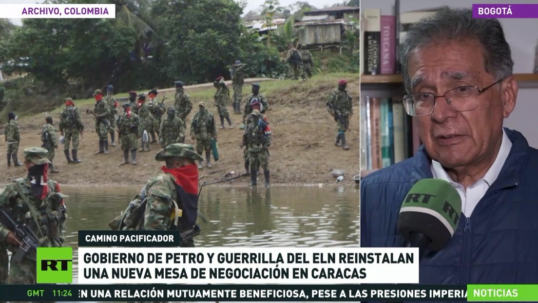 El Gobierno de Colombia y el ELN reinstalan una nueva mesa de negociación en Caracas