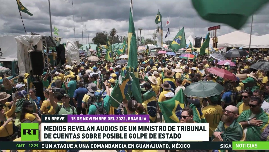 Brasil: Medios revelan audios de un ministro del Tribunal de Cuentas sobre posible golpe de Estado