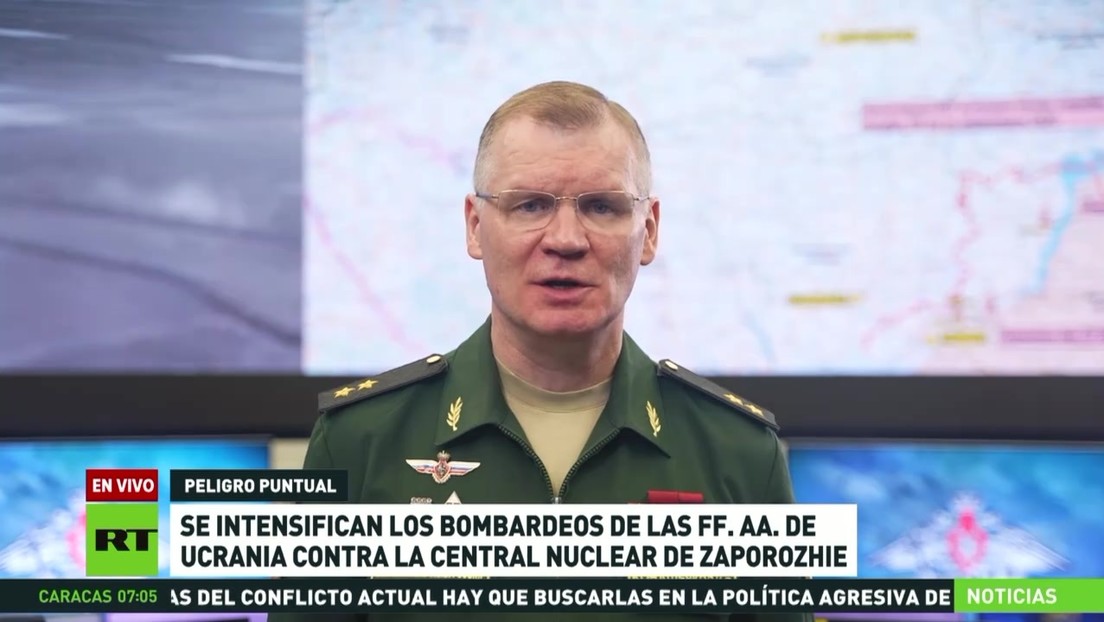 Se intensifican los bombardeos de las Fuerzas Armadas de Ucrania contra la central nuclear de Zaporozhie