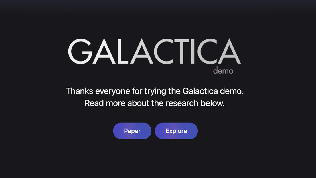 Meta retira su modelo de IA Galactica, ideada para científicos: aprendió a generar bulos racistas