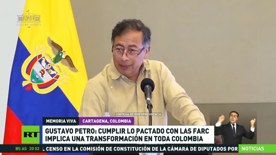 Gustavo Petro: Cumplir lo pactado con las FARC implica una transformación en toda Colombia