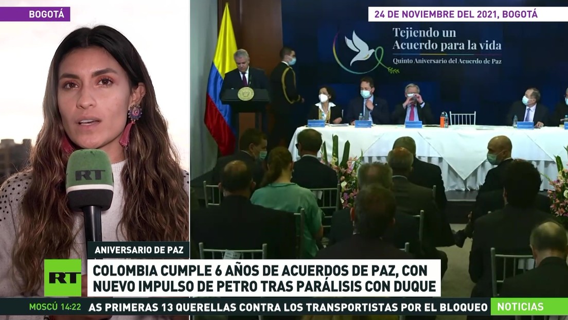 Colombia cumple 6 años de acuerdos de paz con un nuevo impulso de Petro tras parálisis con Duque