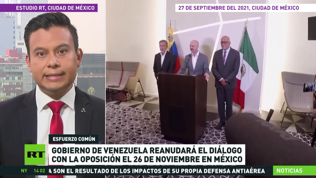 Gobierno de Venezuela reanudará el diálogo con la oposición en México