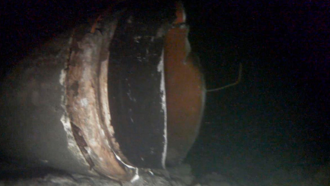 Un canal danés publica un video de los daños sufridos por el Nord Stream 2