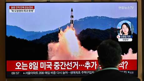 Corea del Norte dispara otros 6 misiles en dirección al mar de Japón y el mar Amarillo