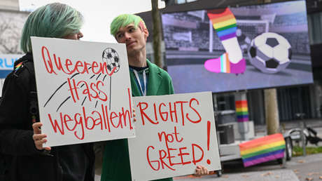 Activistas de grupos LGBTQ+ se oponen al Mundial de Catar