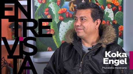 Koka Engel, muralista mexicano: "La cultura y las tradiciones que tenemos son superricas, pero los mexicanos las devalúan"