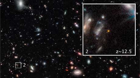El telescopio James Webb detecta la que podría ser la galaxia más lejana hasta ahora conocida