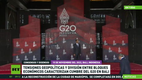 Tensiones geopolíticas y división entre bloques económicos caracterizan la cumbre del G20 en Bali