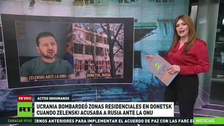Ucrania bombardea zonas residenciales de Donetsk mientras Zelenski acusa a Rusia ante la ONU