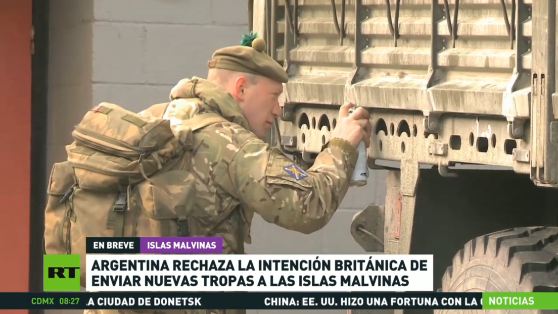 Argentina rechaza la intención de Reino Unido de enviar nuevas tropas a las islas Malvinas