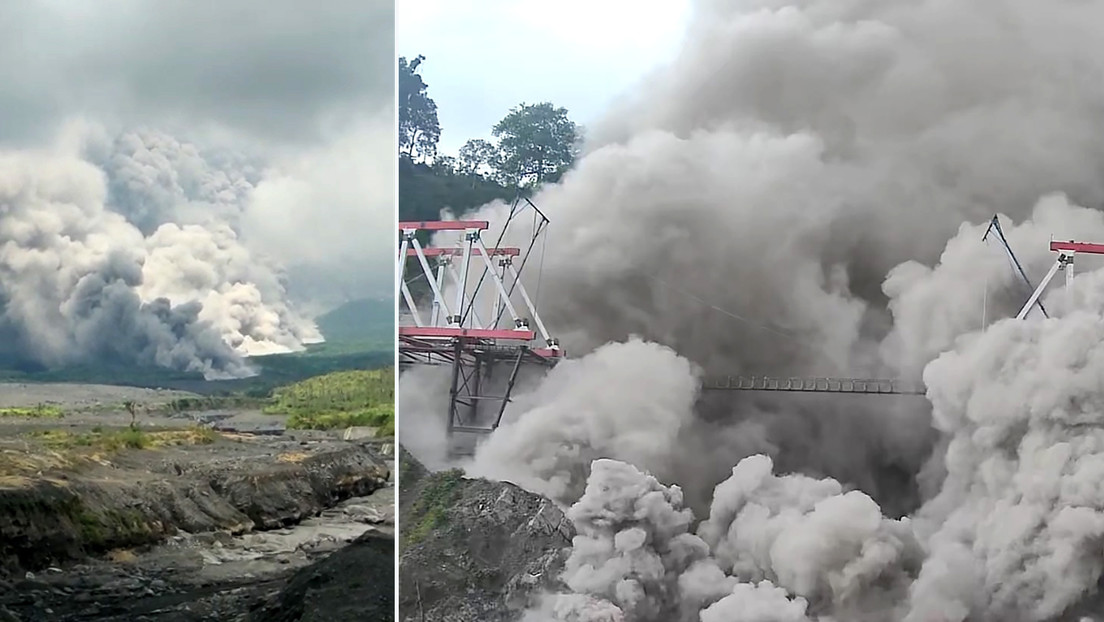 VIDEO: El volcán Semeru entra en erupción en la isla indonesia de Java
