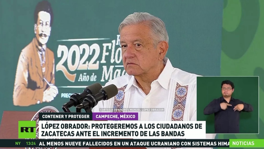 López Obrador asegura que el Gobierno investiga 13 homicidios en Zacatecas