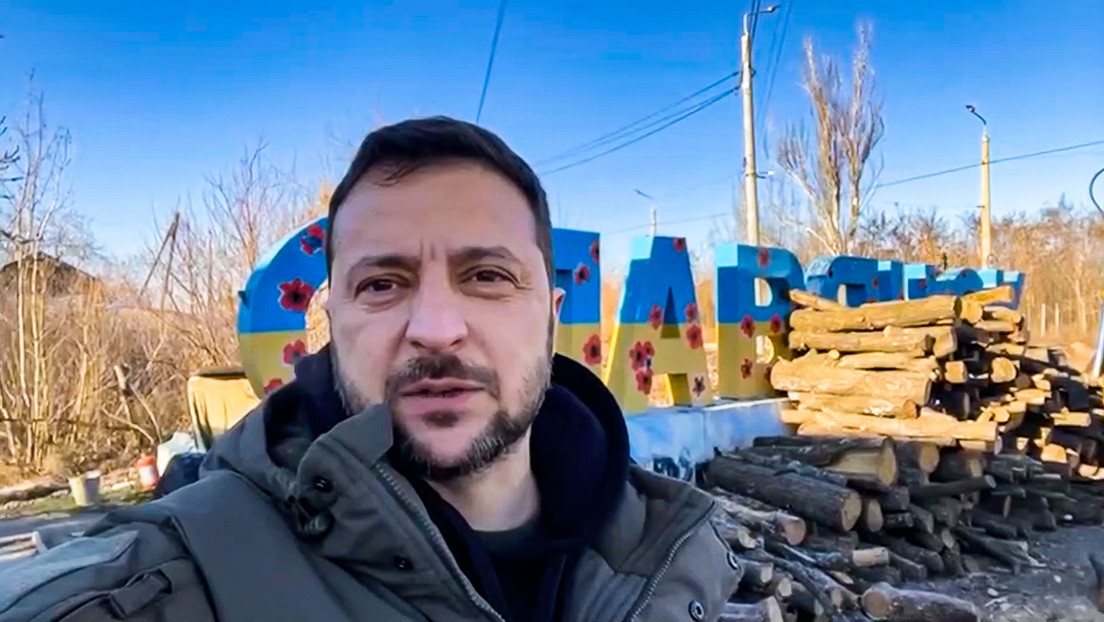 Zelenski afirma haber visitado la ciudad de Slaviansk en Donbass